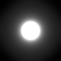 visible Airy disk w/seeing